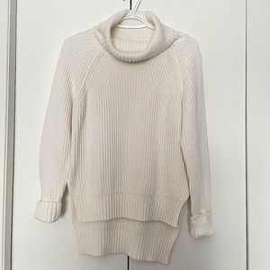 Off-white Turtle Neck Sweater